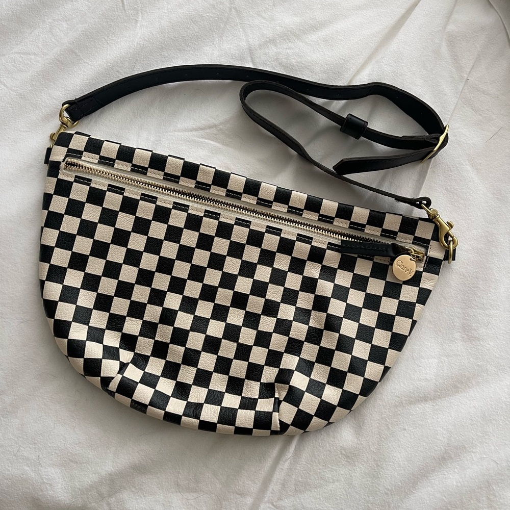 Clare V Grande Fanny - Checker